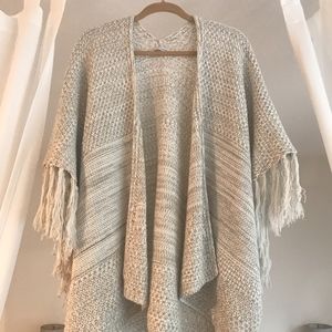 Grey Tassel Sweater